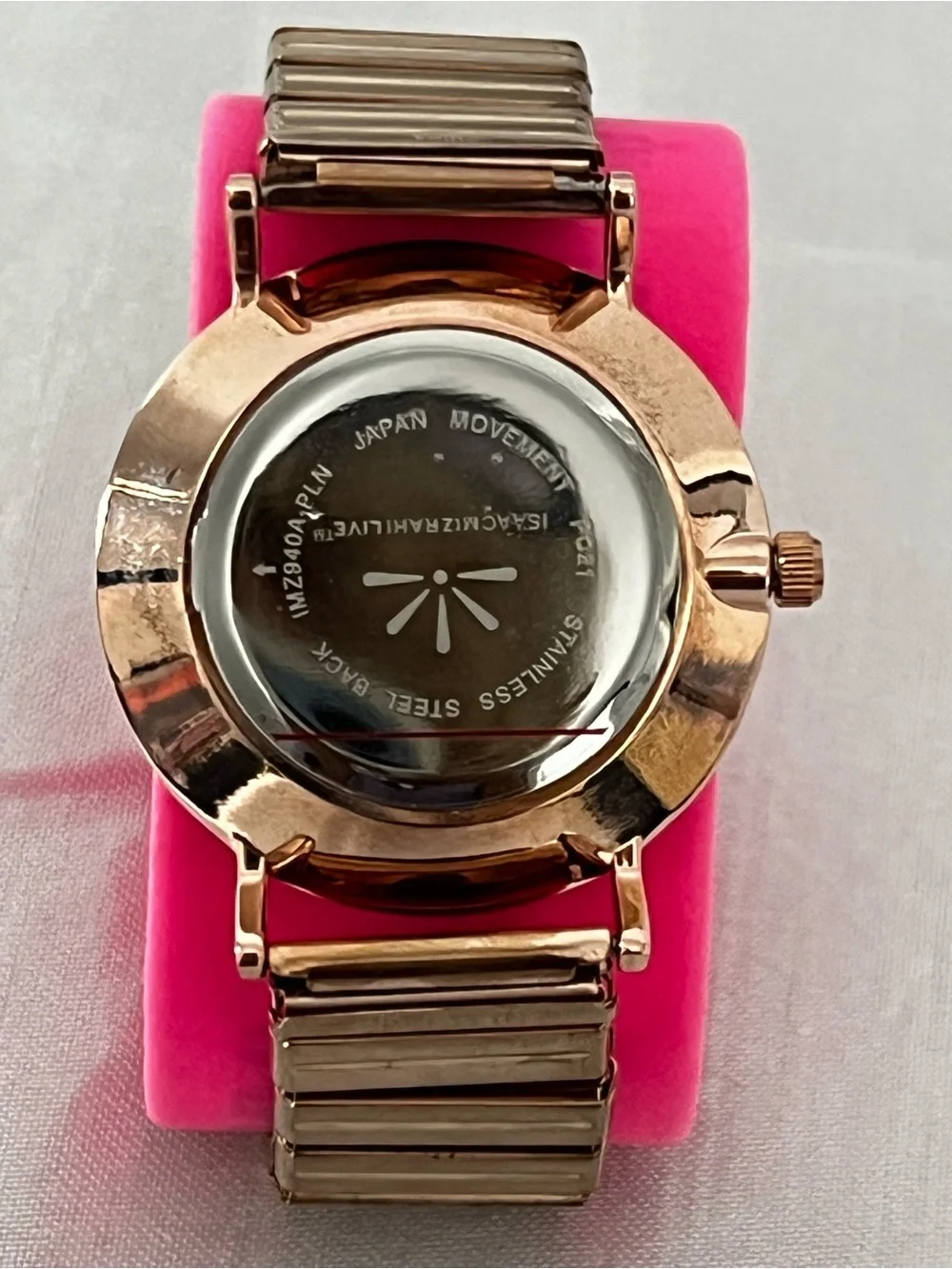 Rose Gold Roman Numeral Bracelet Watch